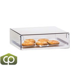 Cal-Mil Classic 18 1/2" x 14" x 6" Stackable Acrylic Display Case-Chicken Pieces