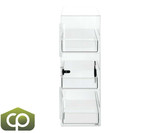 Cal-Mil Three Section Versatile Storage Clear Pullman Loaf Bread Box-Chicken Pieces