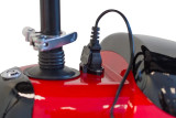 EWheels Mobility Solution 3 Wheel Sporty High-Speed Scooter with Basket-Chicken Pieces