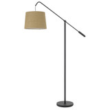 68" Bronze Adjustable Traditional Shaped Floor Lamp With Bronze Drum Shade - Chicken Pieces