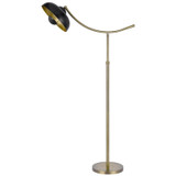 66" Bronze Adjustable Arc Floor Lamp With Bronze Dome Shade - Chicken Pieces