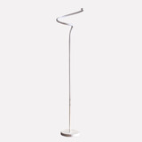 51" White LED Novelty Curvy Spiral Floor Lamp - Chicken Pieces