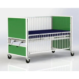 HARD Manufacturing Youth Safety Crib Bed - Active Kids Secure  | 83"L x 36"W-Chicken Pieces