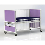HARD Manufacturing Youth Safety Crib Bed - Active Kids Secure  | 83"L x 36"W-Chicken Pieces