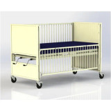 HARD Manufacturing Youth Safety Crib Bed - Active Kids Secure  | 83"L x 36"W-Chicken Pieces