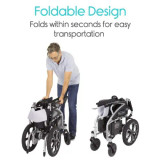 Folding Power Wheelchair by Vive Health - Effortless Maneuverability, Comfort-Chicken Pieces Folding Power Wheelchair by Vive Health - Effortless Maneuverability, Comfort-Chicken Pieces