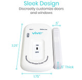 Wireless Door Alarm and Pager - Instant Alerts for Safety and Security-Chicken Pieces
