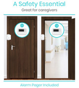 Wireless Door Alarm and Pager - Instant Alerts for Safety and Security-Chicken Pieces