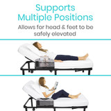 VIVE REST Electric Bed Frame - Comfort, Sleep Improvement - Adjustable Positions-Chicken Pieces