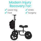 All-Terrain Knee Walker - Safe and Comfortable Mobility Aid-Chicken Pieces