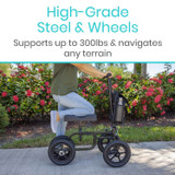 All-Terrain Knee Walker - Safe and Comfortable Mobility Aid-Chicken Pieces
