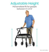 Vive Bariatric Rollator: Sturdy Support for Enhanced Mobility-Chicken Pieces
