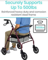 Vive Bariatric Rollator: Sturdy Support for Enhanced Mobility-Chicken Pieces