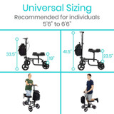 Durable and Compact Knee Walker - Updated Design for Stability and Comfort-Chicken Pieces Durable and Compact Knee Walker - Updated Design for Stability and Comfort-Chicken Pieces