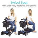 Vive Four-Wheel Mobility Scooter - Safe and Stable Assistance-Chicken Pieces