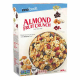 Inno Foods Gluten-Free Almond Fruit Crunch Cereal - 900 g | Maple, Nut(4/Case)-Chicken Pieces