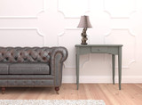 21" Brown Elephant Trio Table Lamp With Brown Bell Shade - Chicken Pieces