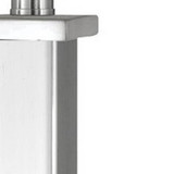 28" Nickel Metal Usb Table Lamp With White Novelty Shade - Chicken Pieces