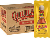 Cholula Original Hot Sauce Portion Packets 0.25 fl. oz., 200/Case - Mellow Heat - Chicken Pieces