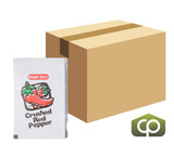 Crushed Red Pepper Bold Spice Portion Packets - 1g, 200/Case - Chicken Pieces