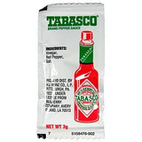 TABASCO® Original Hot Sauce Aged Pepper Portion Packets - 3g, 200/Case - Chicken Pieces TABASCO® Original Hot Sauce Aged Pepper Portion Packets - 3g, 200/Case - Chicken Pieces