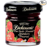 Dickinson's Pure Pacific Mountain Strawberry Preserves - 1oz, 72/Case - Chicken Pieces