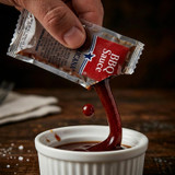 BBQ Sauce 12 Gram Portion Packets - 200/Case - Ideal for Fast Food - Chicken Pieces