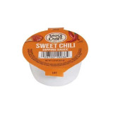 Sauce Craft Sweet Authentic Asian Chili Sauce Cup 1.25 oz. - 96/Case - Chicken Pieces