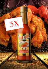 Marie Sharp's Fiery Hot Habanero Hot Sauce 1.69 oz. - 24/Case, Medium Heat - Chicken Pieces Marie Sharp's Fiery Hot Habanero Hot Sauce 1.69 oz. - 24/Case, Medium Heat - Chicken Pieces
