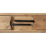 Flash Furniture Hercules Folding Farm Bench - 8' x 12", Rustic Pine Delight - Antique Rustic Style - Chicken Pieces