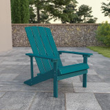Flash Furniture 35"H, 29 1/2"W Resin, Sea Foam JJ-C14501-SFM-GG Charlestown Adirondack Chair - Chicken Pieces