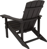 Flash Furniture 35"H, Resin, 29 1/2"W Slate Gray JJ-C14501-SLT-GG Charlestown Adirondack Chair - Chicken Pieces