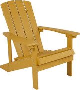 Flash Furniture 35"H, 29 1/2"W Resin, Yellow JJ-C14501-YLW-GG Charlestown Adirondack Chair - Chicken Pieces
