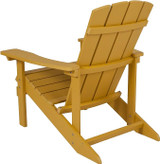 Flash Furniture 35"H, 29 1/2"W Resin, Yellow JJ-C14501-YLW-GG Charlestown Adirondack Chair - Chicken Pieces