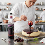 DaVinci Gourmet's Classic Black Cherry Syrup - 750 mL of Flavorful Bliss - Chicken Pieces