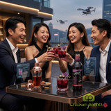 DaVinci Gourmet's Classic Black Cherry Syrup - 750 mL of Flavorful Bliss - Chicken Pieces