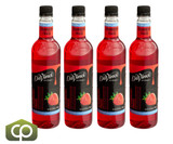 DaVinci Gourmet Sugar-Free Sweetener Strawberry Flavoring Syrup - 750 mL - Chicken Pieces
