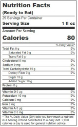 DaVinci Gourmet Classic Sour Gummy Candy Flavoring Sweet Syrup 750 mL - Chicken Pieces