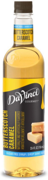 DaVinci Gourmet Sugar-Free Butterscotch Irresistible Flavoring Syrup 750 mL - Chicken Pieces