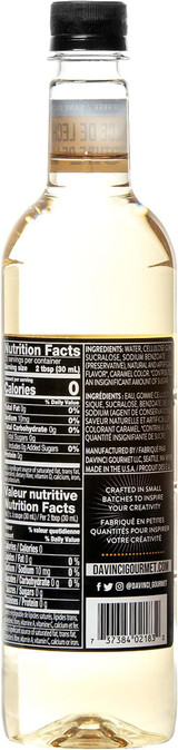 DaVinci Gourmet Sugar-Free Dulce de Leche Flavoring Sweetness Syrup 750 mL - Chicken Pieces
