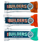  Clif Bar Builders Protein - 18 Bars x 68g (2.4 oz), Complete Plant Protein (6/Case) 