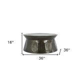 homeroots living room 36" Iron Free Form Distressed Coffee Table  homeroots living room 36" Iron Free Form Distressed Coffee Table