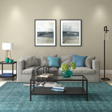 homeroots living room 45" Black Glass Rectangular Coffee Table With Shelf  homeroots living room 45" Black Glass Rectangular Coffee Table With Shelf