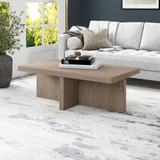 homeroots living room 44" Gray Manufactured Wood Rectangular Coffee Table  homeroots living room 44" Gray Manufactured Wood Rectangular Coffee Table