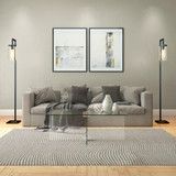 homeroots living room 24" Clear Glass Rectangular Coffee Table  homeroots living room 24" Clear Glass Rectangular Coffee Table