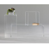 homeroots living room 44" Clear Acrylic Rectangular Coffee Table  homeroots living room 44" Clear Acrylic Rectangular Coffee Table