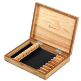  Wusthof Mignon 8 Piece Serrated Blades Steak Knife Set with Olivewood Box 