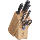  Henckels Triple-Rivet Handles Classic 7 Piece Knife Set with Hardwood Block 