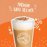  Big Train 3.5 lb. Raspberry Chai Tea Latte Mix - Decadent Spices (8/Case) 