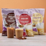 Big Train 3.5 lb. Chocolate Chai Tea Latte Mix - Decadent Spices Infused (8/Case)  - chicken pieces